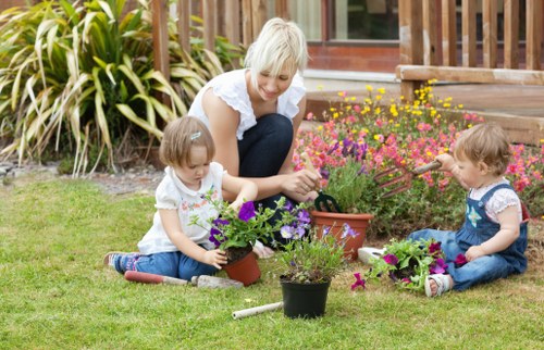 Image representing website performance monitoring on a landscaping site